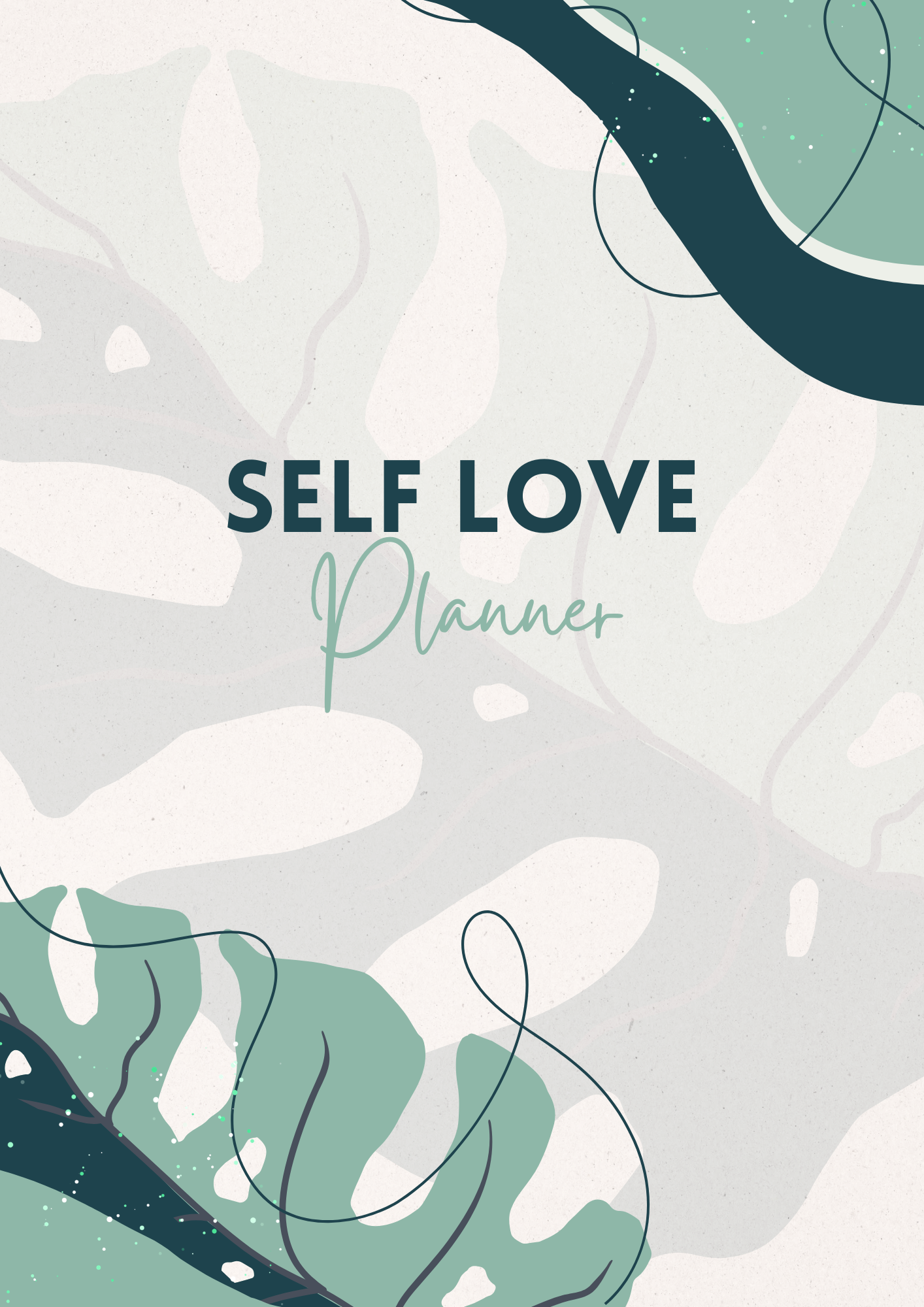 Self Love Planner (Canva Template)
